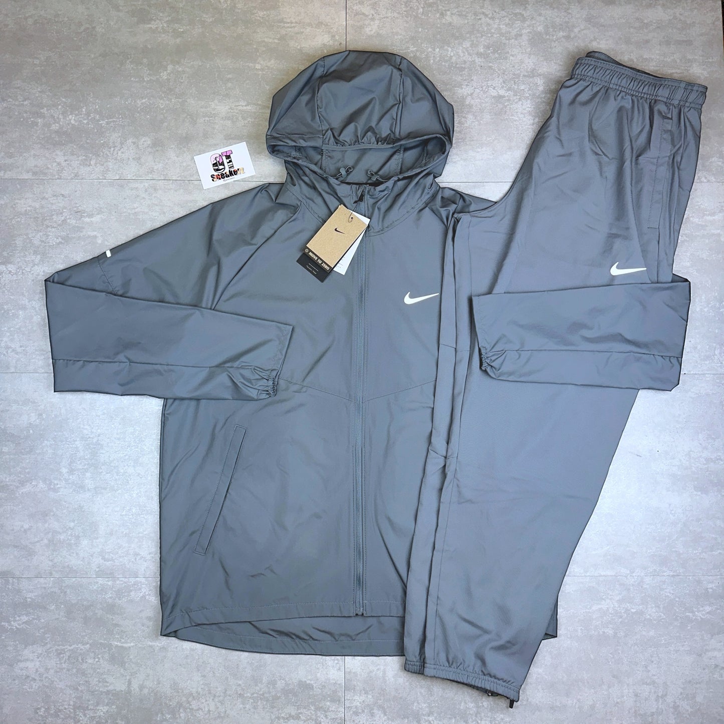 Nike Repel Windrunner Tracksuit Smoke Grey