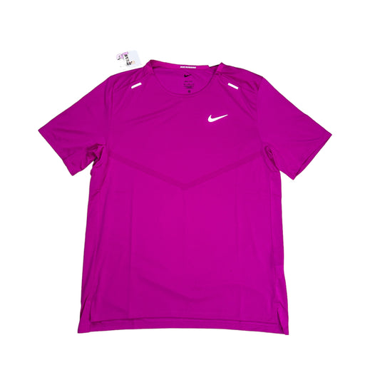 Nike Techknit Rise T-Shirt Fuchsia Pink